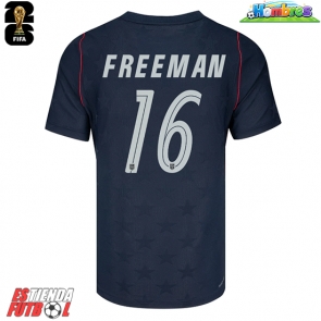 Estados Unidos Alex Freeman #16 Segunda Equipación Mundial 2026 Manga Corta
